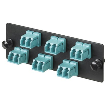 FAP6WAQDLCZ FRAME DE 6 PUERTOS LC A LC OM3 DUPLEX PARA PATCH PANEL